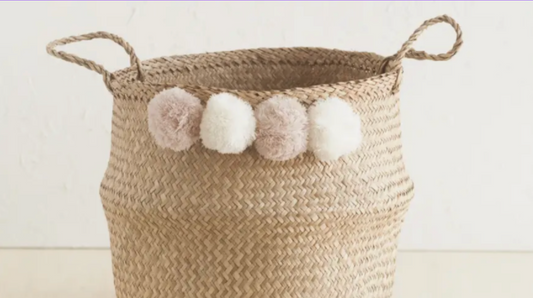 Chloe Pom Basket - Medium
