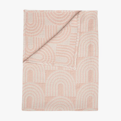 Pink Rainbows Baby Reversible Blanket